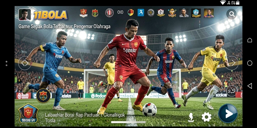 Gameplay menarik dari 11BOLA yang penuh aksi.