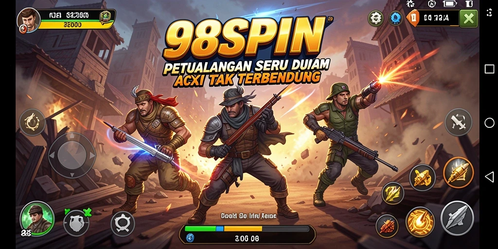 Tangkapan layar aksi seru dari gameplay 98SPIN.