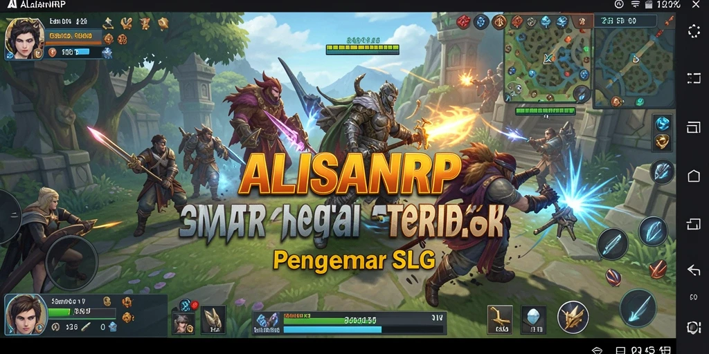 Tampilan gameplay menarik dari ALISANRP yang penuh strategi.