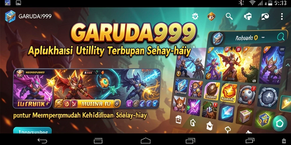 Tampilan antarmuka GARUDA999 yang sederhana dan fungsional.