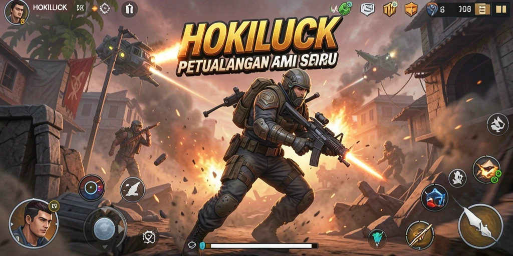 Skrinsut dari gameplay aksi HOKILUCK yang intens dan menarik.