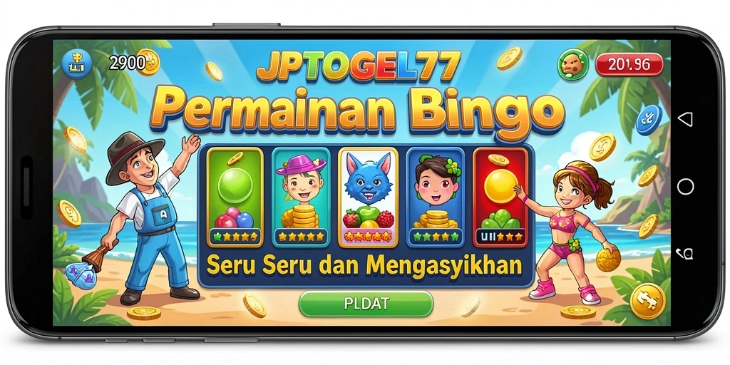 Tampilan gameplay Bingo yang menarik di JPTOGEL77.