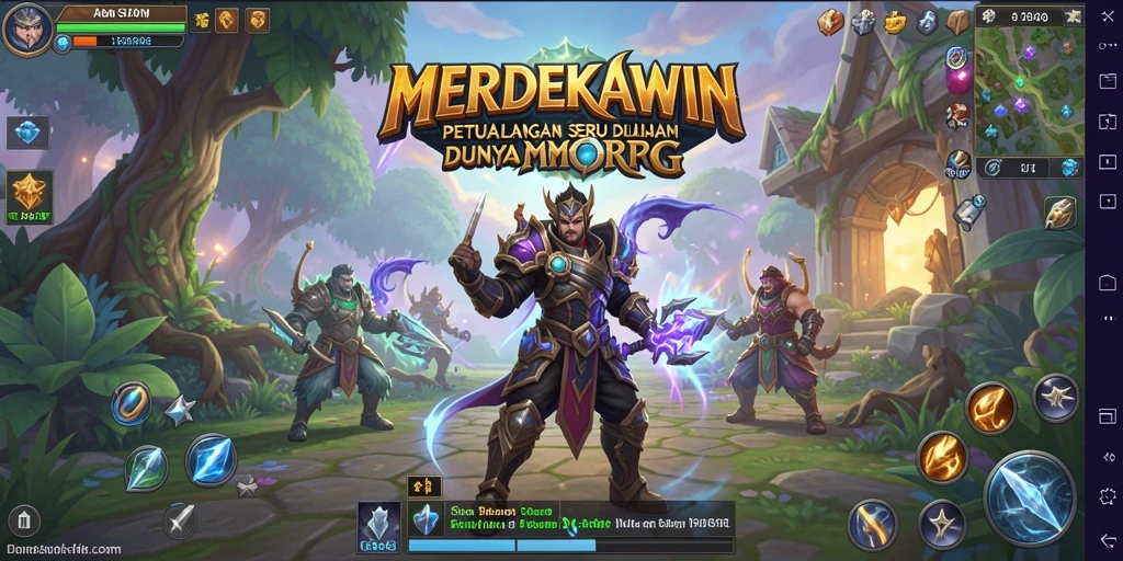Tampilan gameplay MERDEKAWIN yang seru dan mendebarkan.