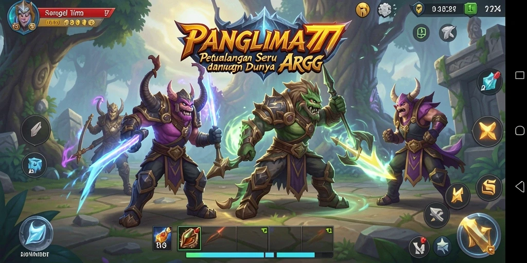 Tampilan gameplay seru di dunia fantasi ARPG.