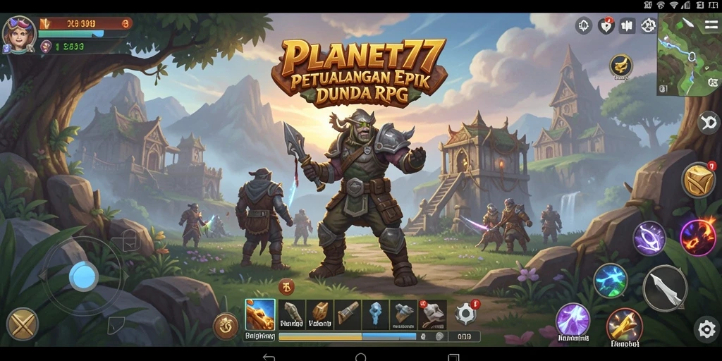 Demonstrai gameplay RPG yang seru dan menantang di PLANET77.