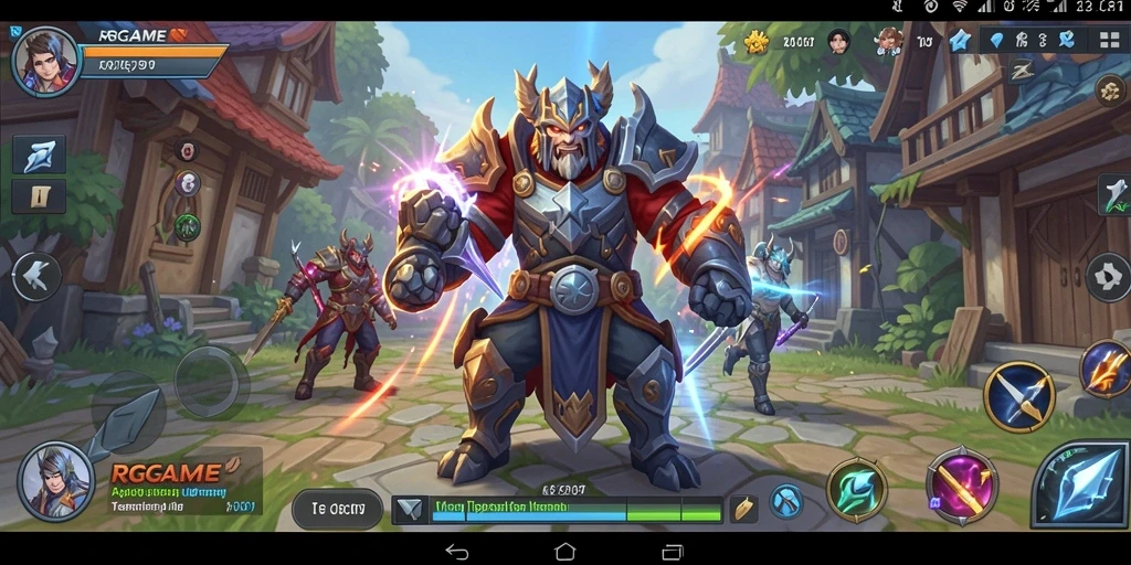 Tampilan antarmuka pengguna RPGAME yang modern dan mudah digunakan.
