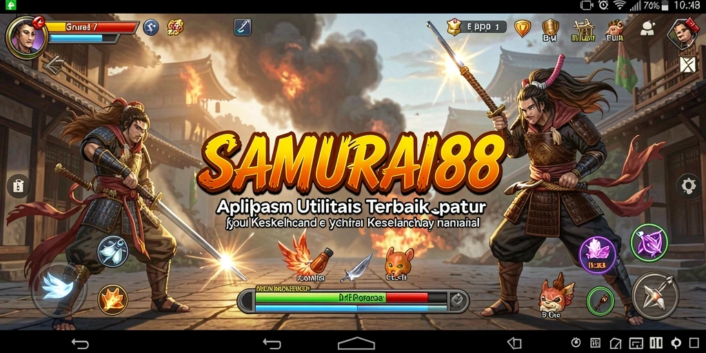 Tampilan antarmuka SAMURAI88 yang menarik dan fungsional.