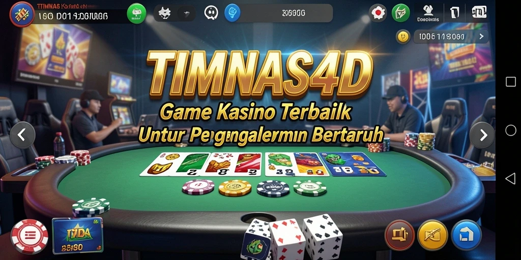 Screenshot utama TIMNAS4D menampilkan gameplay Kasino yang seru dan interaktif.